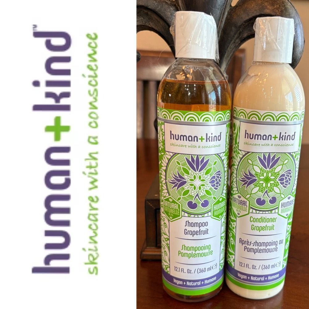 HUMAN + KIND - NWT Grapefruit Shampoo & Conditioner Duo/12.1 oz Each/Vegan